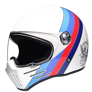 ぶっちー　バイク用　ヘルメット バイクヘルメット アイボリー ダックテール XLサイズ 124cc以下